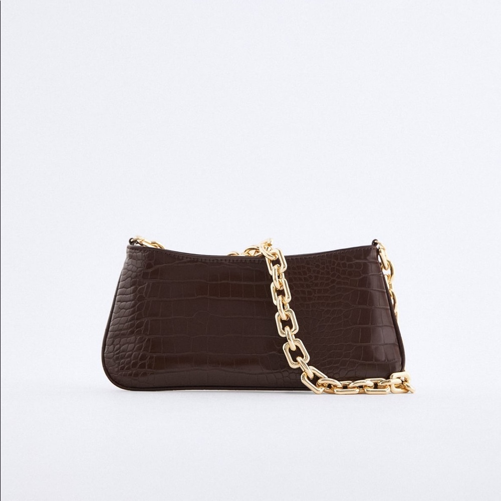 Zara faux leather chain bag - Picture 9 of 14
